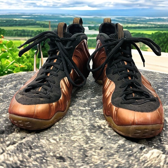 Nike Copper Foamposite Shoes. Size 13. - Picture 5 of 10